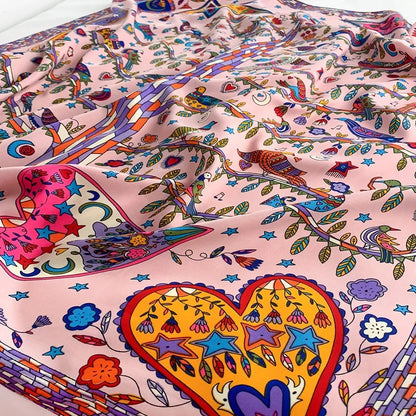 Damen Baumwollschal 90cm quadratisch Luxus Hijab Kopftuch Bandana Pashmina