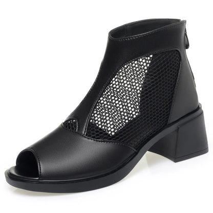Damen Mesh Stiefeletten Atmungsaktiv Große Größen