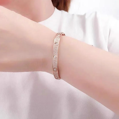 Damen-Schmuckset Ring und Armreif mit Moissanit