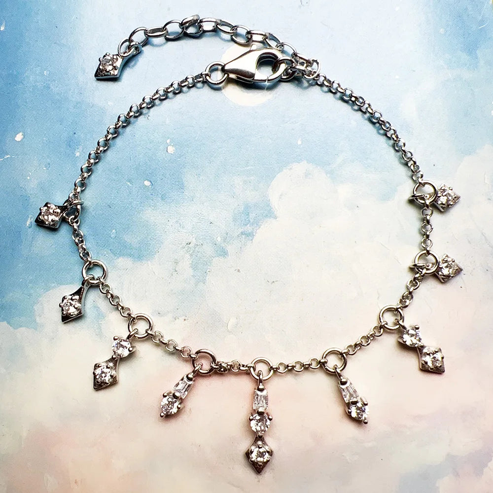 Damen-Armband Sonnenstrahlen Winter romantisch aus Sterlingsilber
