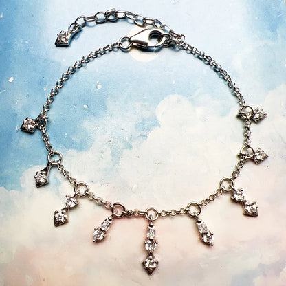 Damen-Armband Sonnenstrahlen Winter romantisch aus Sterlingsilber