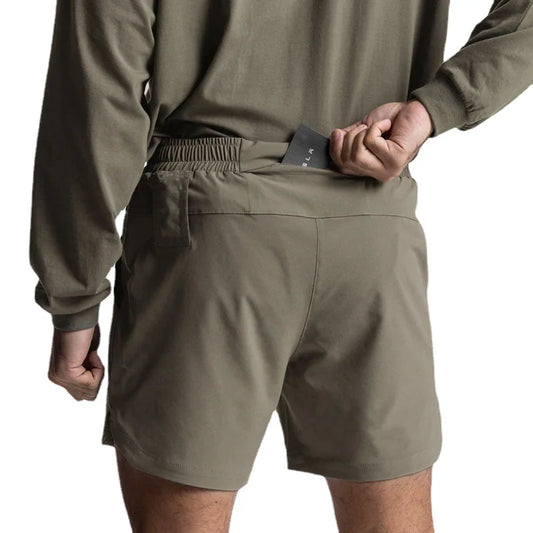 Atmungsaktive Baumwoll-Leinen-Shorts mit Kordelzug und elastischem Bund – ideal für den täglichen Strandbesuch