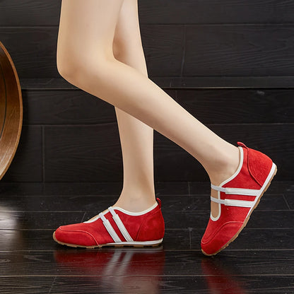 AIYUQI 2025 neue frauen flache Dexun schuhe Nicht-slip flache Mary Jane weibliche Schuhe Große größe ballett Turnschuhe für frauen