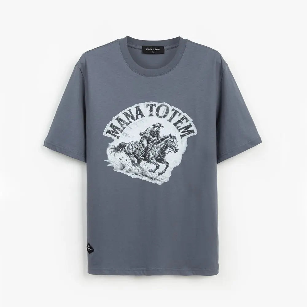 Herren T-Shirt Race Motiv Atmungsaktiv 100% Baumwolle Slim