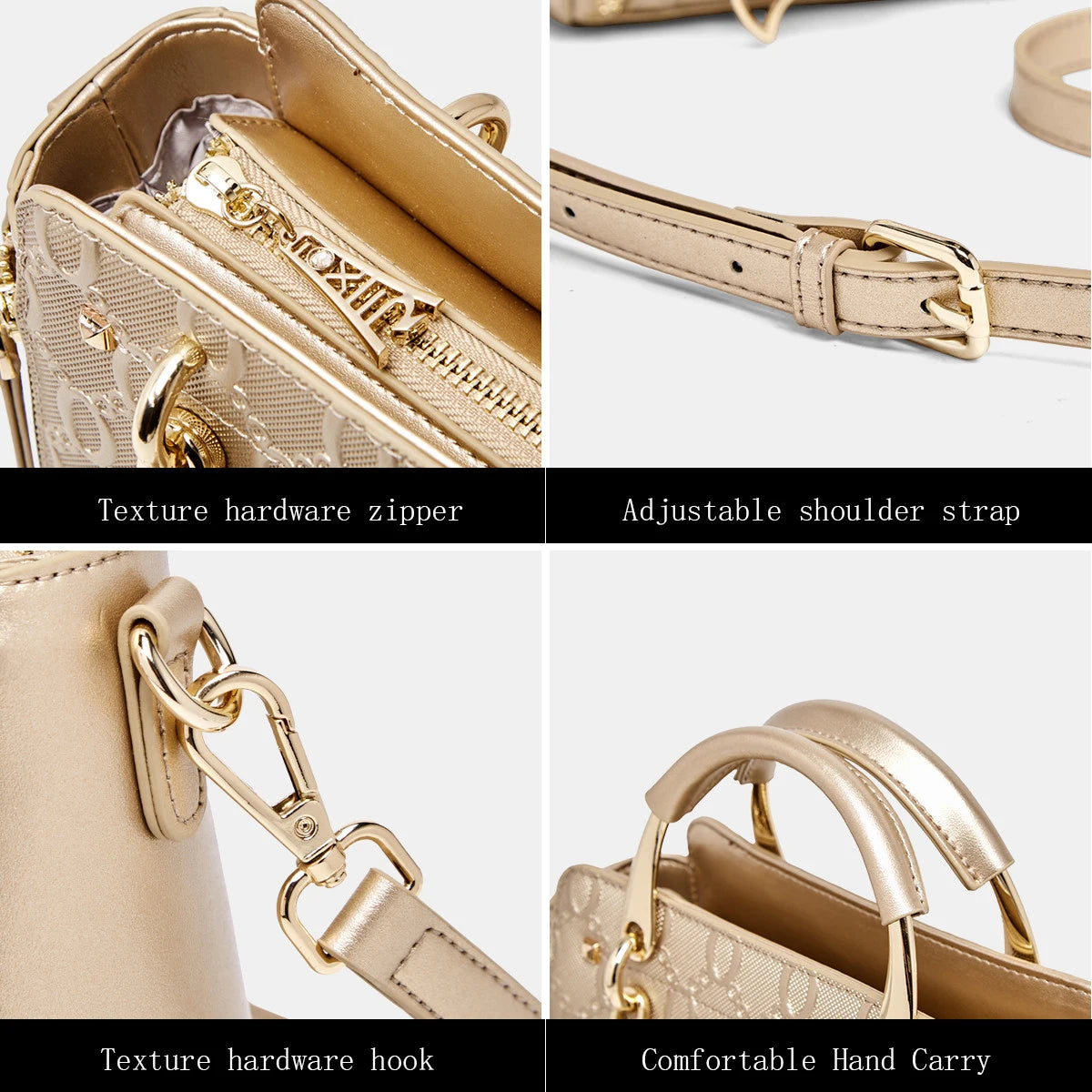 Damen Schultertasche Aus Rindsleder Mit Elegantem Design