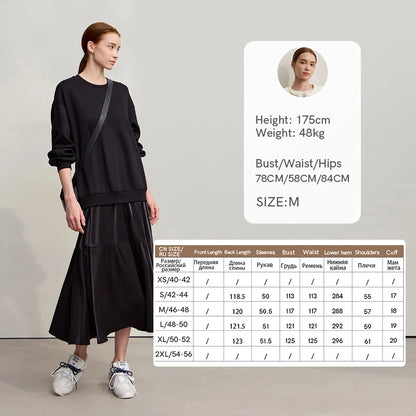 Stylisches Damen Strickkleid Mit Patchwork Warm Und Bequem
