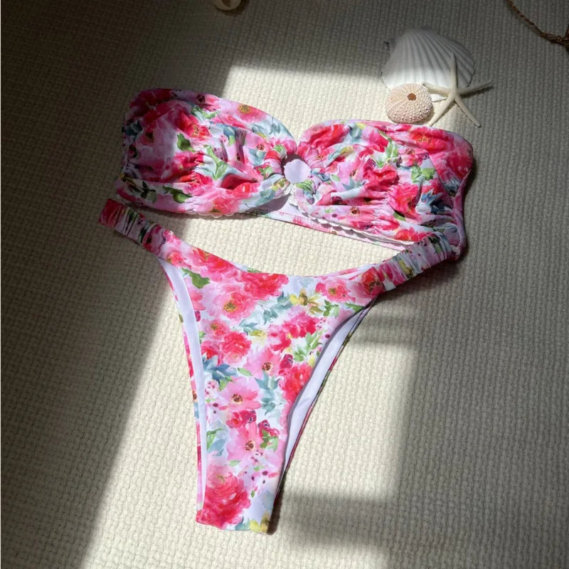Sexy Bikini-Set für Damen mit Push-up-Effekt – ideal für Strand und Pool