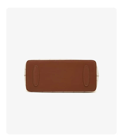 Damen-Handtasche aus PU-Leder mit großer Kapazität und Reißverschluss für Alltag und Freizeit