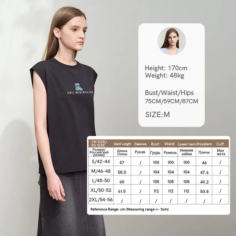 Damen T-Shirt mit Rundhalsausschnitt und besticktem lockeren Design für den Sommer