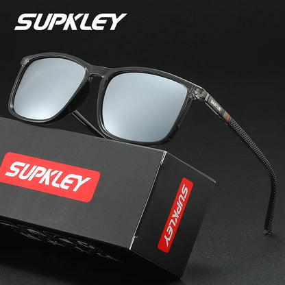 Sonnenbrille quadratisch klassisch polarisiert PC UV400 Sport Unisex