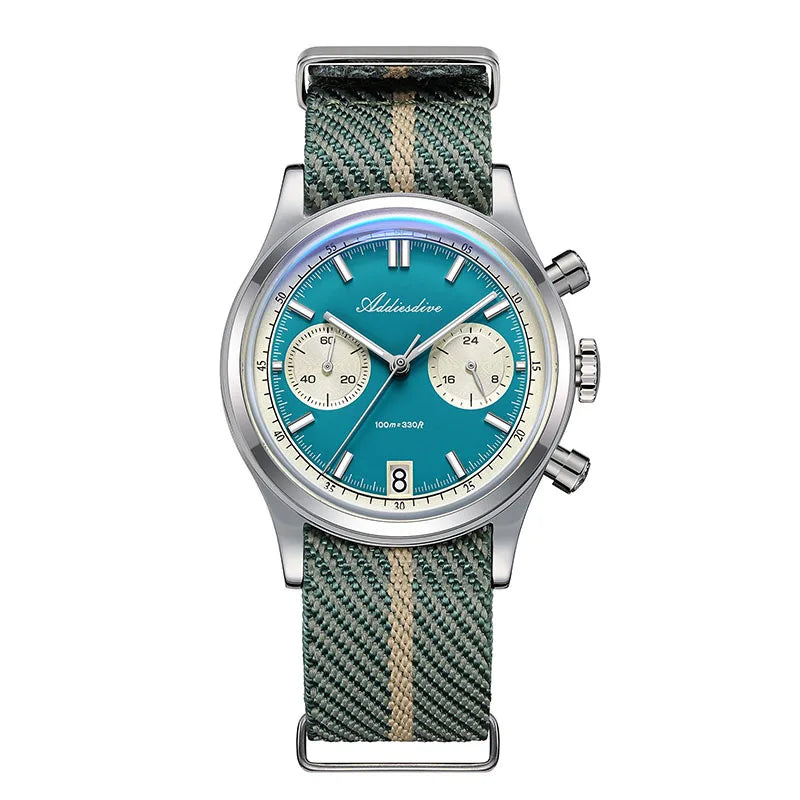 Herren-Chronograph mit VK64-Quarzwerk und Saphirglas