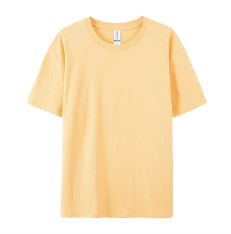 Herren Baumwolle T Shirt Leichter Oversize Schnitt Casual Sommer