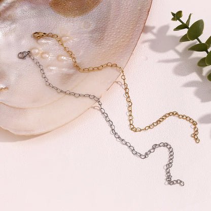 Damen-Armband mit Herzkette aus Edelstahl