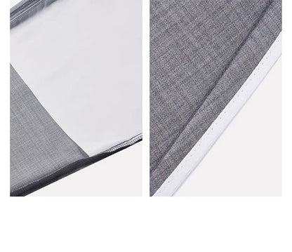 Herren-Sommerhose aus 100% Baumwolle – Dünne, knöchellange Anzughose in Slim-Fit für smarte Casual-Looks in Khaki, Grau oder Schwarz