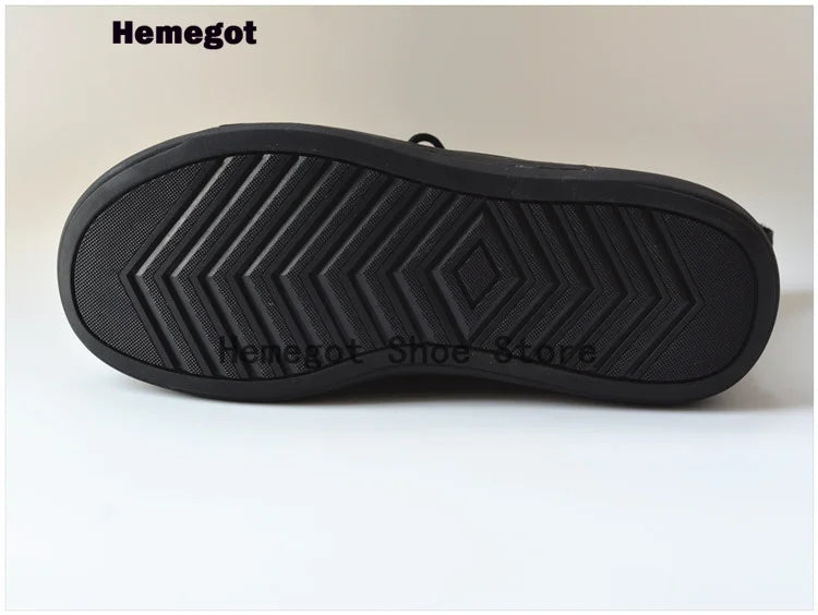 Winter Sheepskin Fur Men's Shoes Genuine Leather Warm Anti-Slip High-Top Men Shoes Handmade Men Snow Boots Newest Warm Boots