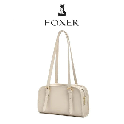 Damen Schultertasche aus PU-Leder im Baguette-Stil Casual