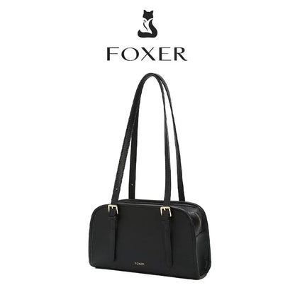 Damen Schultertasche aus PU-Leder im Baguette-Stil Casual