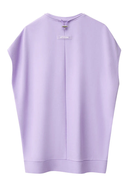 Damen T-Shirt im minimalistischen Stil mit lässigen kurzen Ärmeln