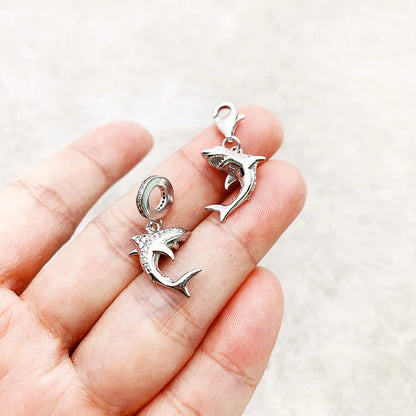 Damen-Charm-Anhänger Hai maritim aus Sterlingsilber