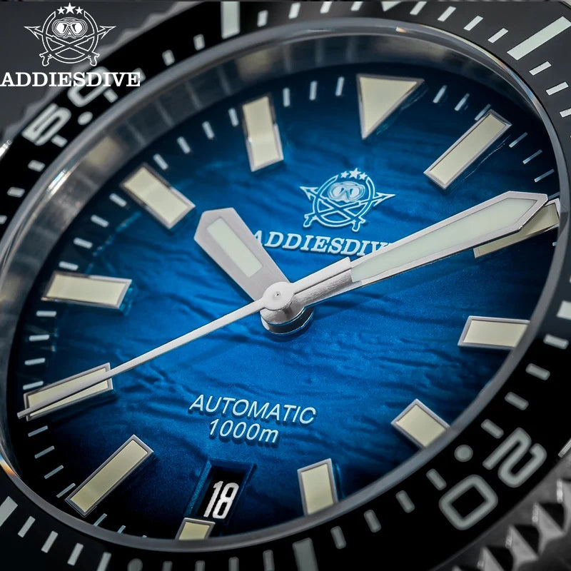 Herren-Profi-Taucheruhr mit 1000 m Wasserdichtigkeit und NH35A