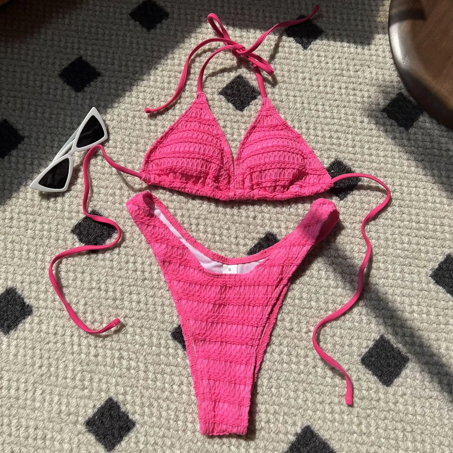 Sexy Push-Up-Bikini-Set für Damen – Brasilianischer Stil für Strand und Pool
