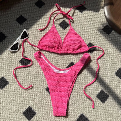 Sexy Push-Up-Bikini-Set für Damen – Brasilianischer Stil für Strand und Pool