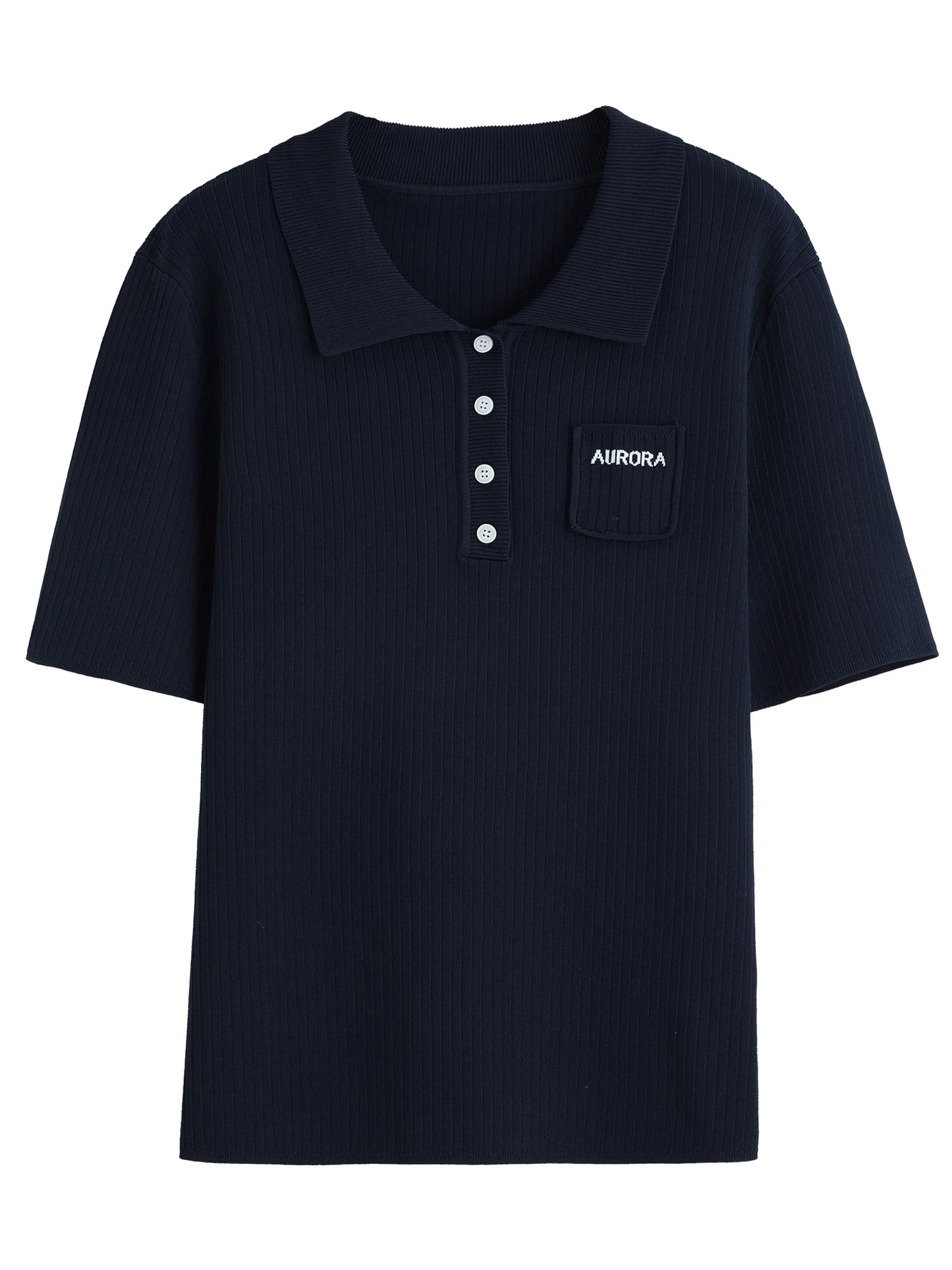 Poloshirt – Hochwertiges, elastisches Strickdesign für den Sommer