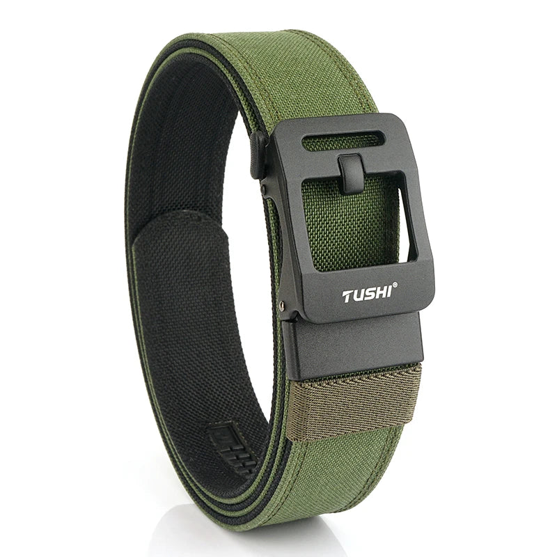 VATLY EDC Rigid Gürtel Herren Nylon Tactical Gun Belt Automatik-Schnalle