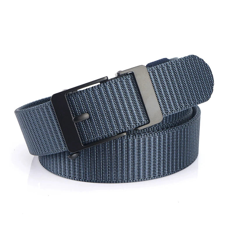 Herren-Gürtel aus Nylon 3,4 cm Breite mit Automatikverschluss für Outdoor-Wandern