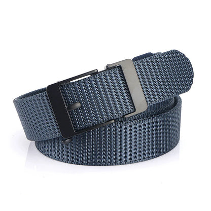 Herren-Gürtel aus Nylon 3,4 cm Breite mit Automatikverschluss für Outdoor-Wandern