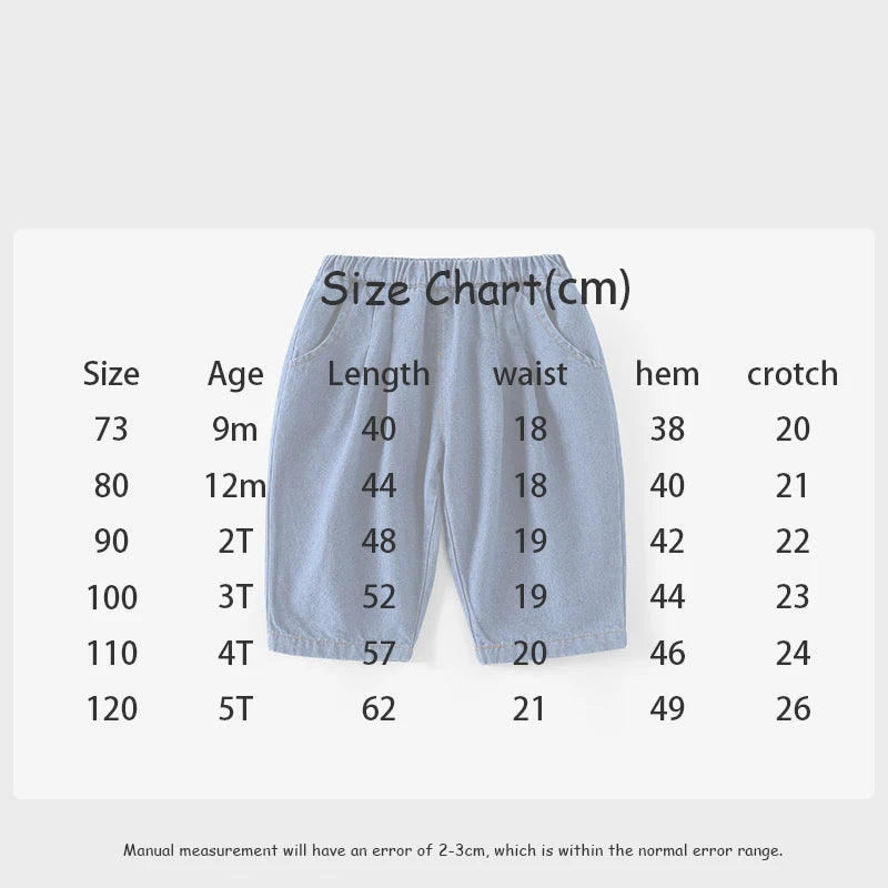 Kinder Casual Hosen aus Denim in Blau für Jungen im Herbst