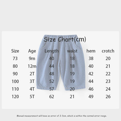 Kinder Casual Hosen aus Denim in Blau für Jungen im Herbst