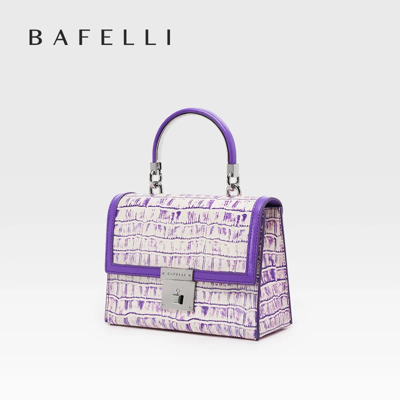 Stilvolle Damenhandtasche Aus Echtem Leder Mit Kompaktem Format Für Frauen