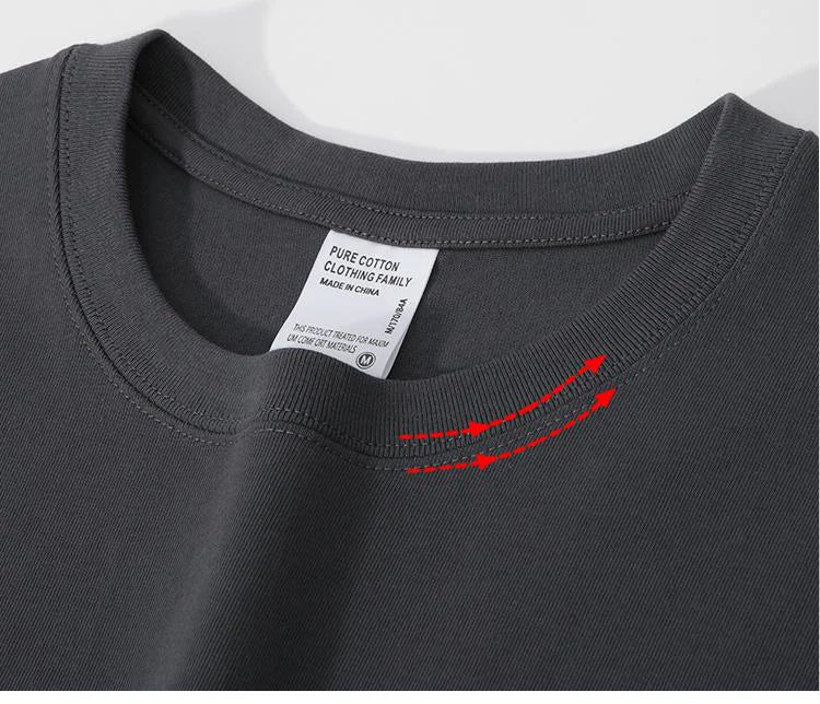 Herren Oversize T-Shirt aus 100 Prozent Baumwolle mit kurzer Armform