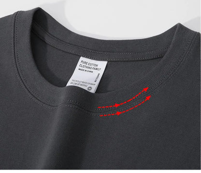 Herren Oversize T-Shirt aus 100 Prozent Baumwolle mit kurzer Armform