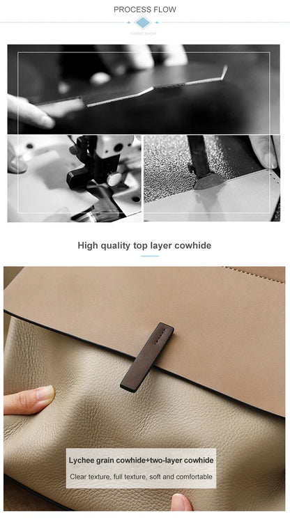 Office Damen Handtasche aus Kuhleder