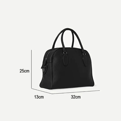 Kalbsleder Top-Handle Handtasche | Minimalistisch
