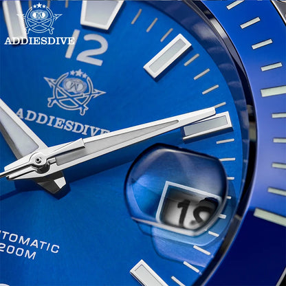 Herren-Automatik-Taucheruhr mit Drehlünette und 20 Bar