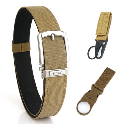 VATLY Rigid Tactical Gürtel Herren Nylon Metall-Schnalle Duty Casual