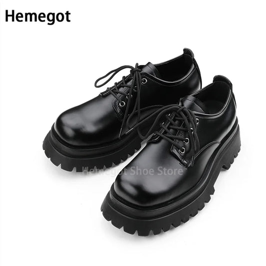 Lederschuhe zum Hineinschlüpfen für Herren – mit runder Kappe & flexiblem Sitz