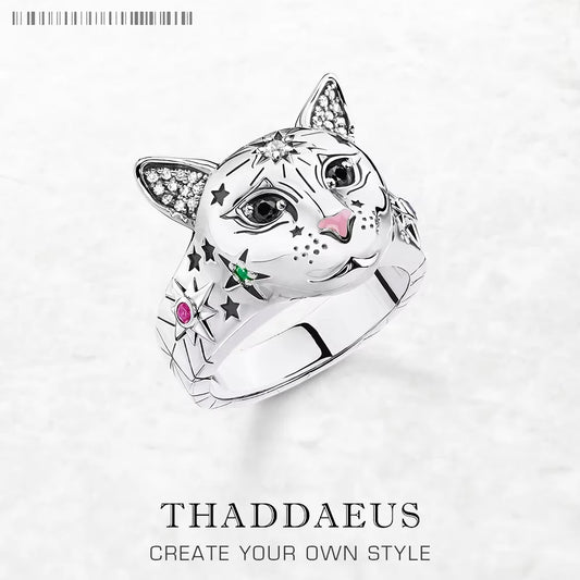 Damen-Ring Magic Cat Böhmen aus Sterlingsilber
