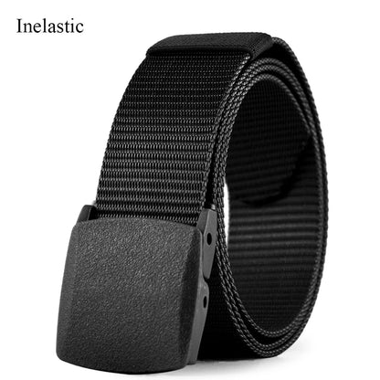 Herren Stretch Elastik-Gürtel 3,6 cm Automatik-Schnalle Golf Sport Übergrößen 115–135 cm
