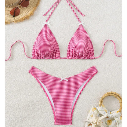 Glamouröses Push-up-Bikini-Set für Damen mit brasilianischem Schnitt – perfekt für Strand und Pool