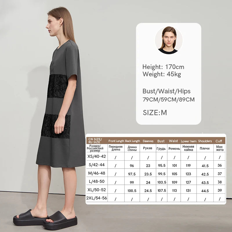 Elegantes Sommerkleid Damen Mit Lockerem Fall Für Den Tag