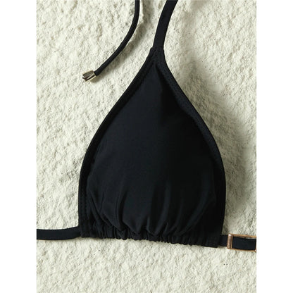 Damen-Badeanzug V-Ausschnitt Netzstrick rückenfrei Monokini Weste