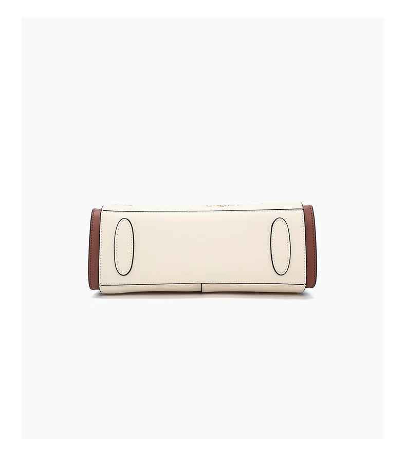 Damen Tasche Aus Splitleder Mit Reißverschluss Im Chinesischen Stil