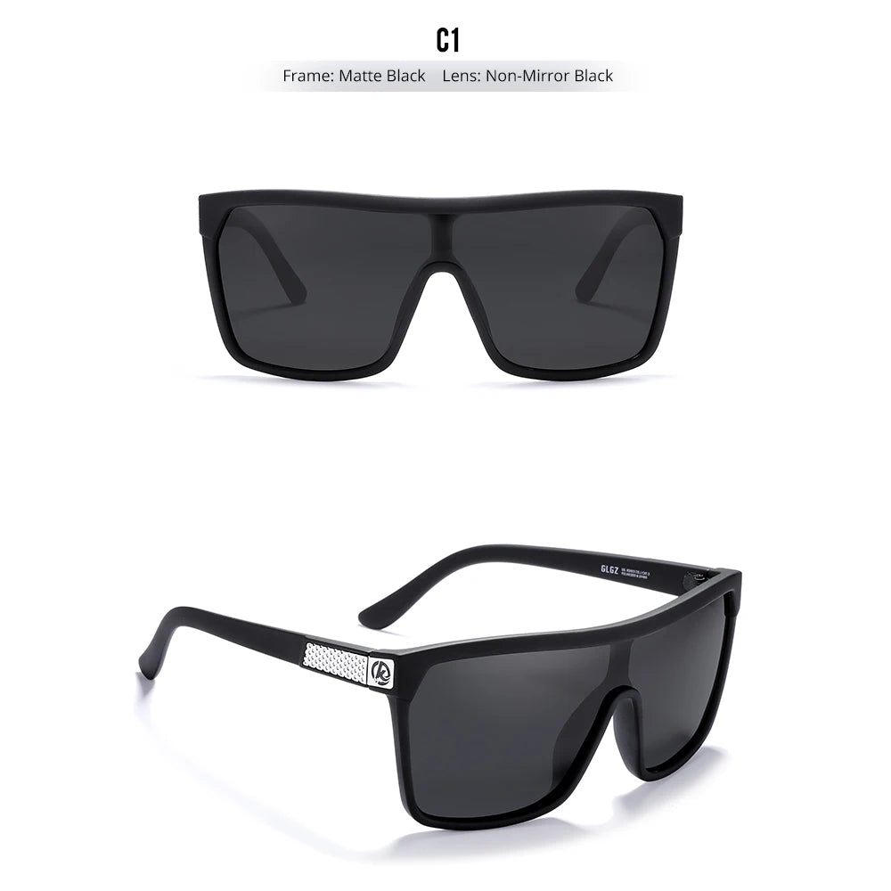 Sonnenbrille einteilig polarisiert UV400 5-Scharnier Herren