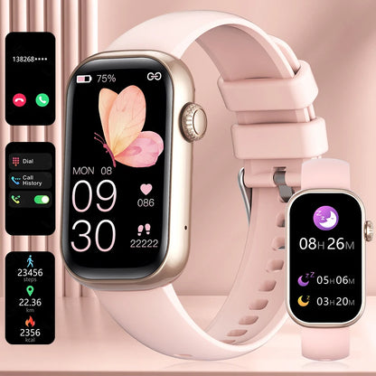 Herren Fitness-Smartwatch mit über 100 Sportmodi und Anrufannahme