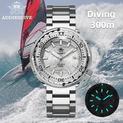 Herren-Taucheruhr mit 300 m Wasserdichtigkeit und NH35A-Automatikwerk