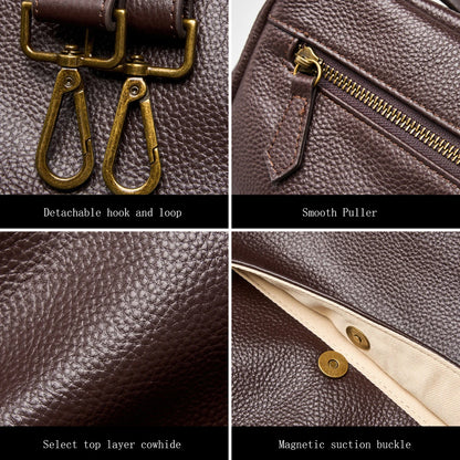Damen Handtasche aus echtem Leder mit großer Kapazität